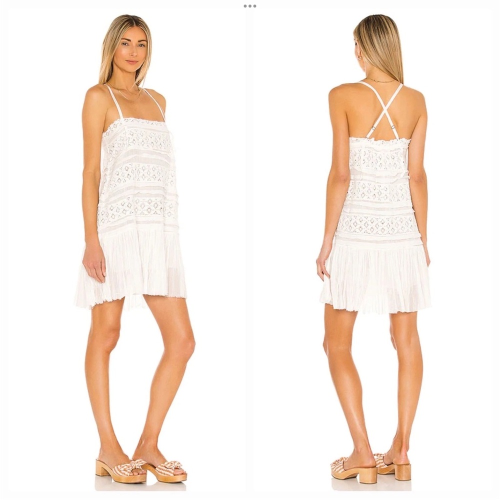 Elegant White Lace Dress - image 3